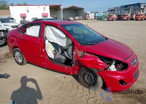 2015 Hyundai Accent Gls из США, поврежденный, VIN KMHCT4AE6FU817749